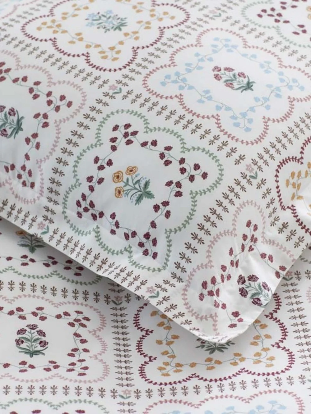 Rifle Paper Co. x Company Store Lottie Percale Queen Duvet Cover